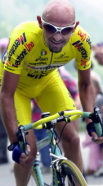 Il campione Marco Pantani