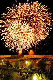 Fuochi artificiali a Cervia a ferragosto