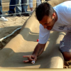 Gioco delle biglie in spiaggia