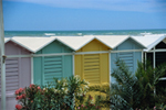 Spiaggia a Cesenatico, cabine colorate Spiaggia a Cesenatico, cabine colorate