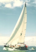 In alto mare in cutter