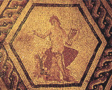 Domus del Chirurgo a Rimini, particolare del mosaico