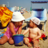 Bambini in spiaggia  a Gatteo Mare