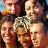 Giovani in spiaggia