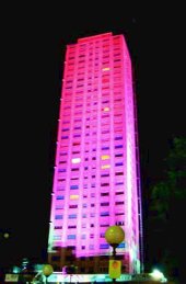 Grattacielo Cesenatico in rosa
