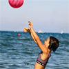 In spiaggia a Riccione
