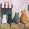 Gatti su tela