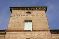 Particolare di un Palazzo del centro storico di San Mauro Pascoli Particolare di un Palazzo del centro storico di San Mauro Pascoli