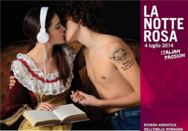 Notte Rosa in spiaggia