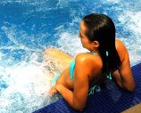 In piscina a Bibione Terme In piscina a Bibione Terme