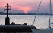 Porto di Rimini al tramonto Porto di Rimini al tramonto