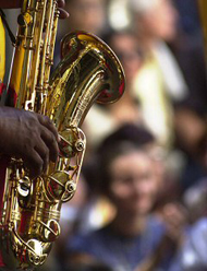 Particolare durante il Rimini Jazz e Swing Particolare durante il Rimini Jazz e Swing