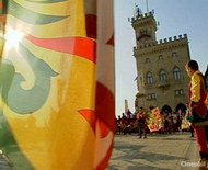Un momento delle giornate medievali di San Marino Un momento delle giornate medievali di San Marino