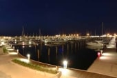 Darsena di Rimini, notturna