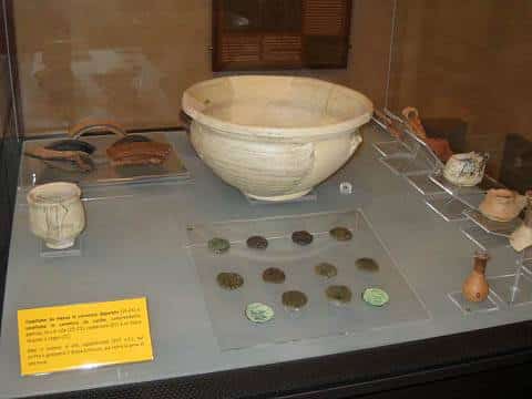 Reperti custoditi al museo archeologico di Martinsicuro